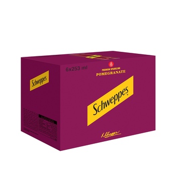 Schweppes Pomegranate 6 x 253ml Can