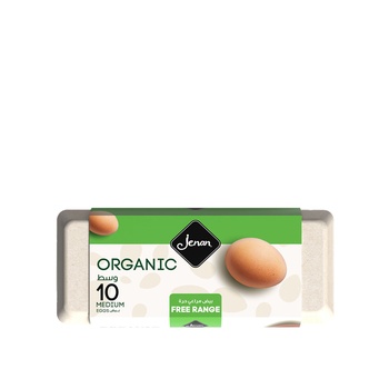 Jenan White or Brown Organic Eggs 10s