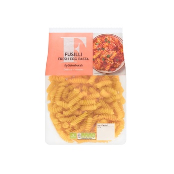Sainsburys Fresh Egg Fusilli 500g