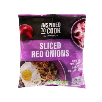 Sainsburys Sliced Red Onions 500g