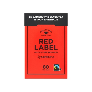 Sainsburys Red Label Tea Bags 80s 250g