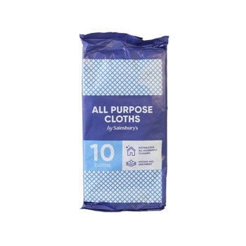 Sainsburys 10 All Purpose Cloths