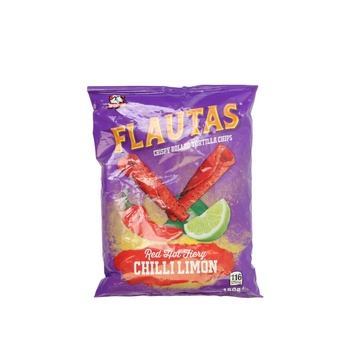 Flautas Red Hot Fiery Chilli Lemon 150g