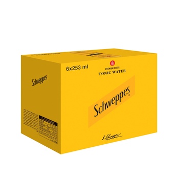 Schweppes Tonic 6 x 253ml Can