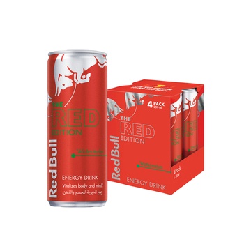 Red Bull Energy Drink Watermelon 4X250ml