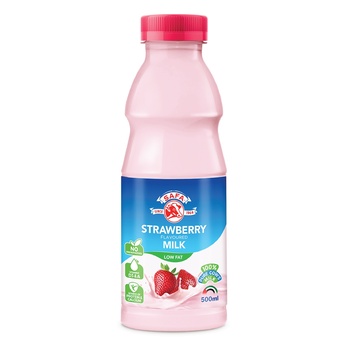 Safa Falvored Milk Strawberry Low Fat 500ml