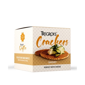 Tregroes Waffles Savoury Crackers 150g