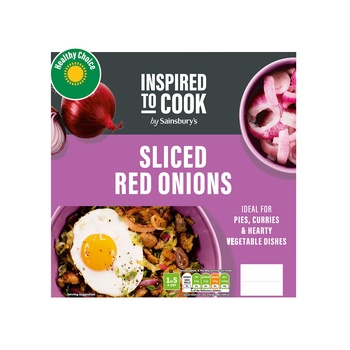 Sainsburys Sliced Red Onions 500g