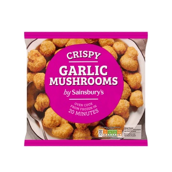 Sainsburys Crispy Garlic Mushrooms 300g