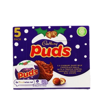 Cadbury Dairy Milk Chocolate Christmas Puds 175g
