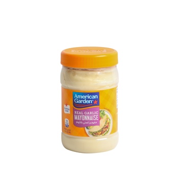American Garden Real Mayonnaise Garlic Dairy Free 473ml
