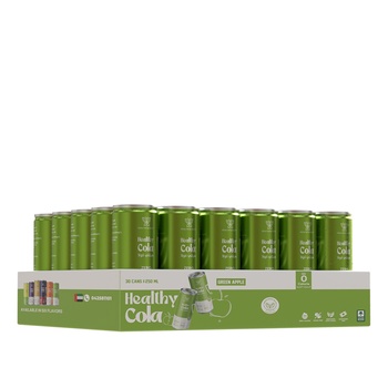 Healthy Cola Green Apple Flavor 30X250ml