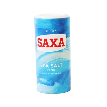 Saxa fine sea salt  350g
