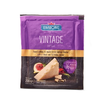 Emborg Cheddar Vintage Portion 200g