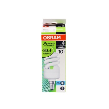 Osram Energy Saver Mini Twist Dulux Superstar 12W Cool Daylight 10 x 7 x 5CM 90g