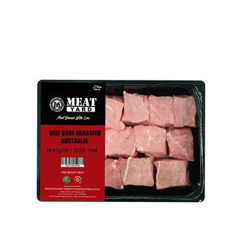 Meat Yard Beef Cubes Grassfed Australia 500g