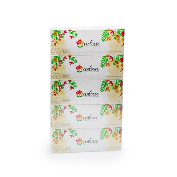 Adora Facial Tissues 5X150S 2Ply