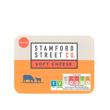 Sainsburys Stamford Street Co. Soft Cheese 200g