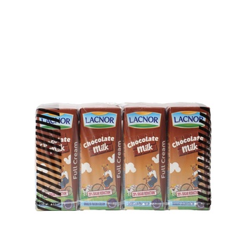 Lacnor Chocolate Flavoured Milk 8 X 180ml