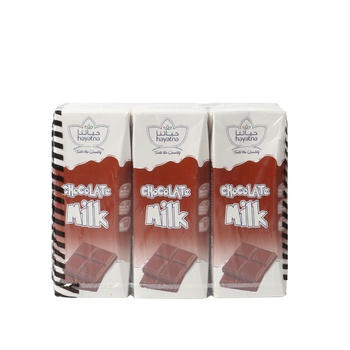 Hayatna Uht Chocolate Milk 180ml Pack of 6