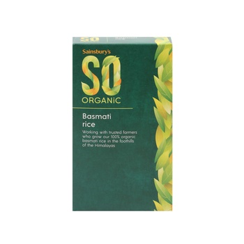 Sainsburys Basmati Rice Organic 500g