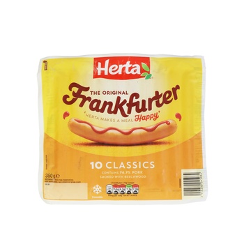 Herta Frankfurter 10s Smoked 350g