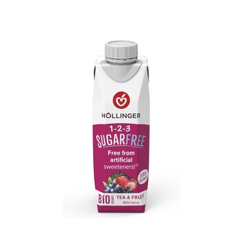 Hollinger 1-2-3  Sugar Free Tea and Fruit Wild Berry 300ml