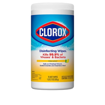 Clorox Disinfecting Wipes Crisp Lemon 75 Wipes