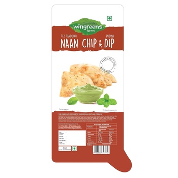 Wingreens Tandoori Naan Chip And Pudina Dip 70g