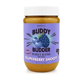 Buddy Budder Superberry Snoot 480g Dog Peanut Butter
