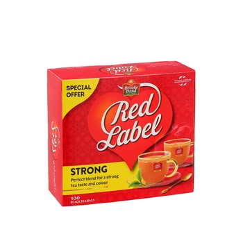 Brooke Bond Red Label Black Tea Bags 100sX2g