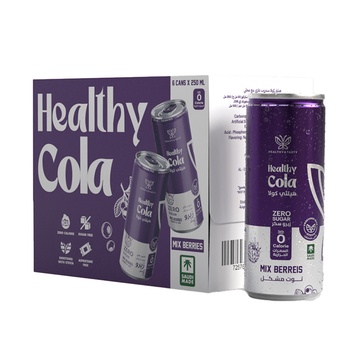 Healthy Cola Mix Berries Flavor 6X250ml