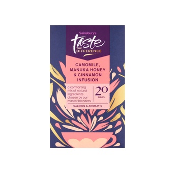 Sainsburys Taste The Difference Chamomile Honey Cinnamon 20s 30g