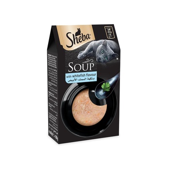 Sheba Soup With White Fish  Flavour 160g Pack Of 4