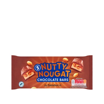 Sainsburys Nutty Nougat 5S36g