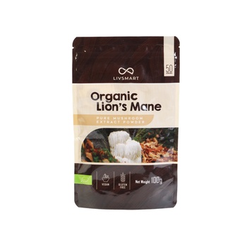 Livsmart Organic Lions Mane Gluten Free 100g