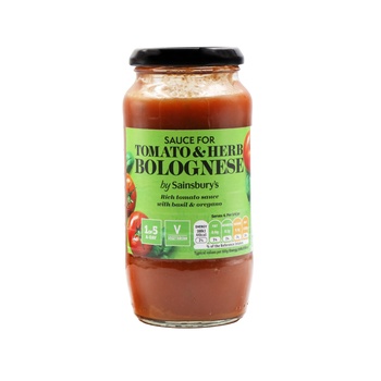 Sainsburys Tomato And Herb Pasta Sauce 500g