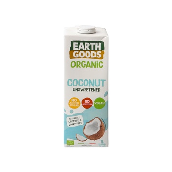 Earth Goods Organic Coconutmllk Unsweetened 1ltr