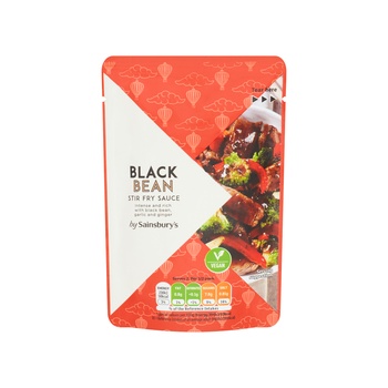 Sainsburys Black Bean Stir Fry 120g