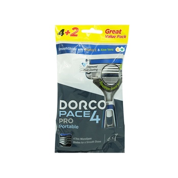 Dorco Pace 4 Pro Men Portable Razor 4+2