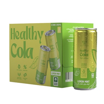 Healthy Cola Lemon Mint Flavor 6X250ml