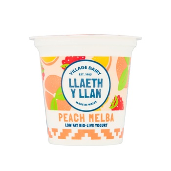 Village Dairy Low Fat Peach Melba Yogurt 125g