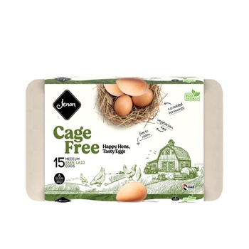 Jenan Cage Free Medium Eggs 15 Pieces
