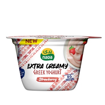 Nada Greek Yoghurt Extra Creamy Strawberry 160g