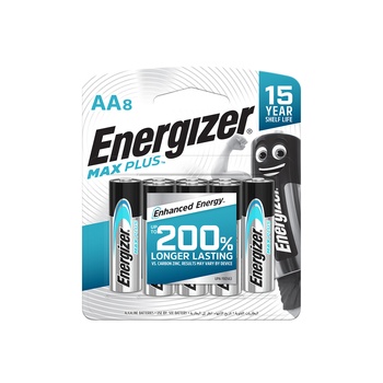 Energizer Max Plus AA8 Alkaline Batteries 184g