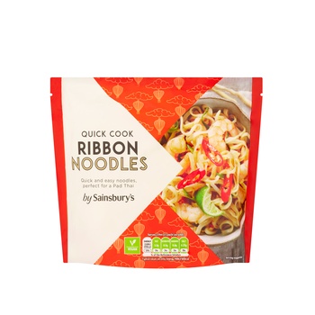 Sainsburys Pad Thai Ribbon Noodles Quick To Cook 300g
