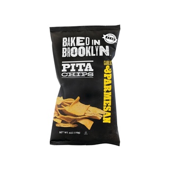 Baked In Brooklyn Garlic Parmesan Pita Chips 6 Oz