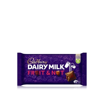 Cadbury Chocolate Fruit and Nut 212g