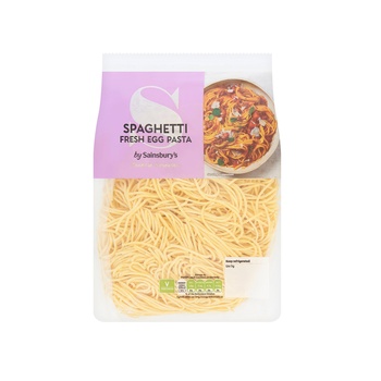 Sainsburys Fresh Egg Spaghetti 500g