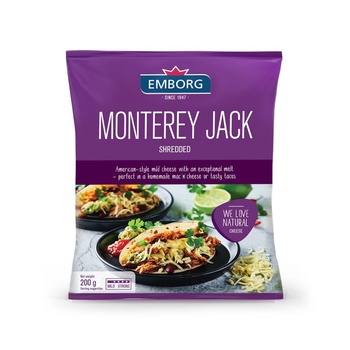 Emborg Monterey Jack Shredded 200g
